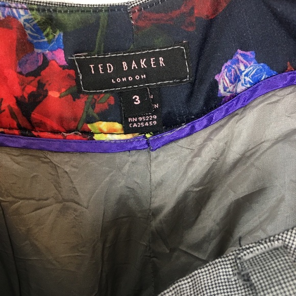 TED BAKER London Gray Dress Pants Trousers Size 8 - Picture 7 of 10